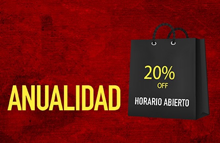 - 20% de  Descuento 12 meses -ONLINE